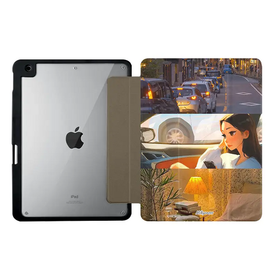 Custom iPad Case - 3 Photos - milkycases - front