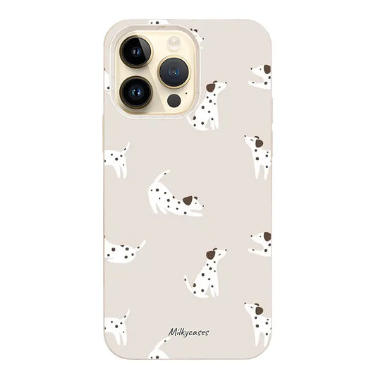 compostable iphone case - milkycases - Spotted Paws iPhone Case