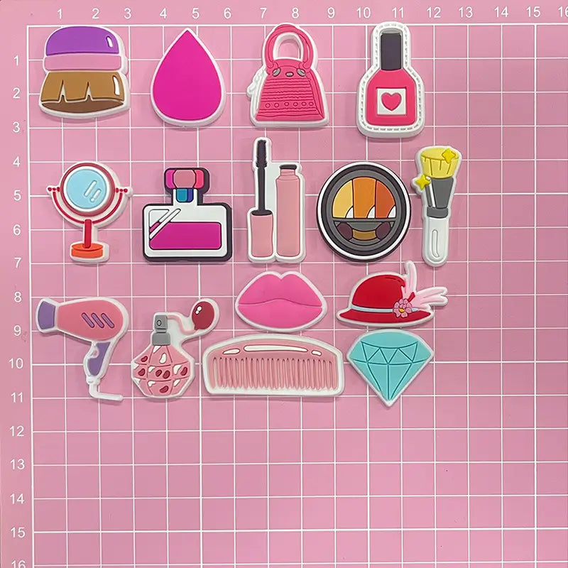 Beauty Essentials Jibbitz for Crocs iPhone Case