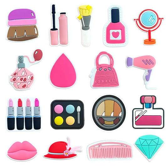 Beauty Essentials Jibbitz for Crocs iPhone Case