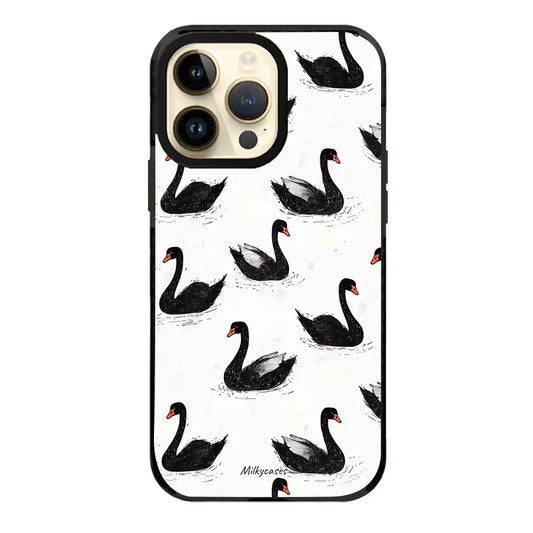 Black Swan iPhone Case - milkycases iphone case - elite iphone case