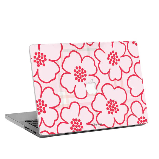 Bloom Check MacBook Case milkycases