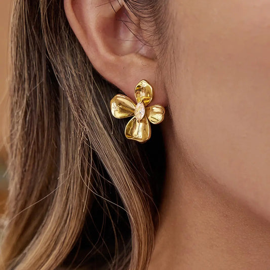 Bloom Petal Stud Earrings