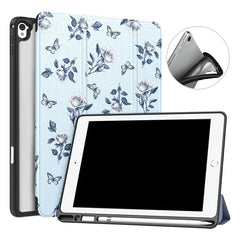 Blue Blossom iPad Case - blue rose ipad case - seamless floral - milkycases custom ipad case 