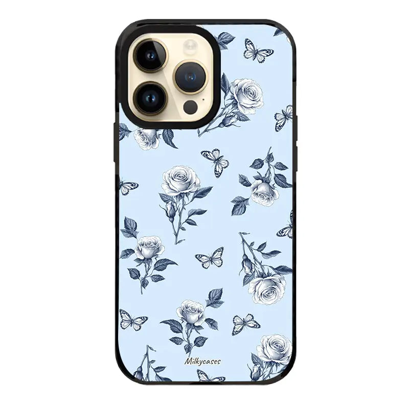 Blue Blossom iPhone Case - milkycases iphone case - elite iphone case