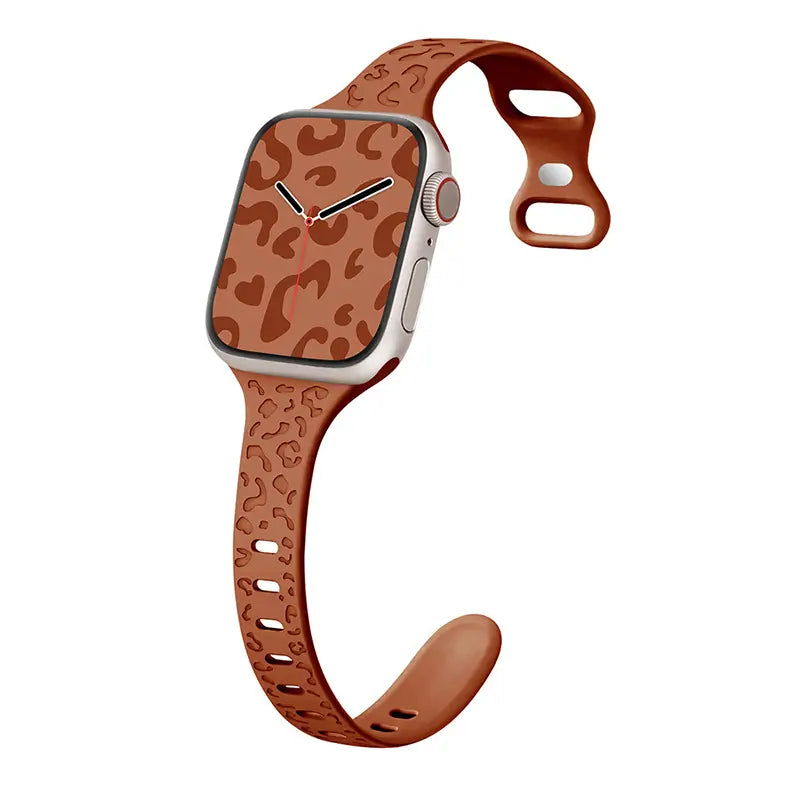 Embossed Leopard Apple Watch Band - milkycases