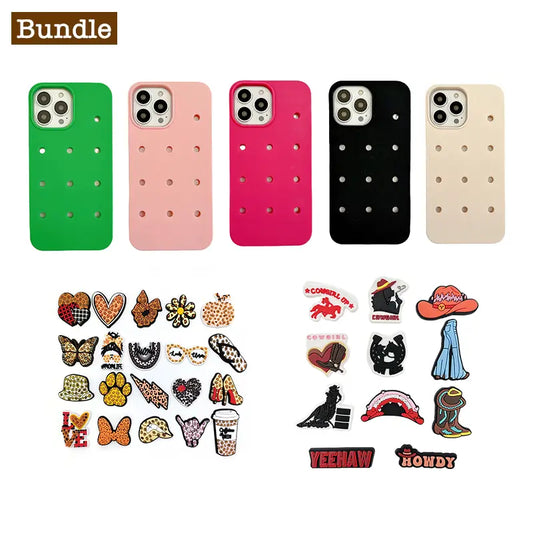 Bundle / Crocs iPhone Cases & Jibbitz