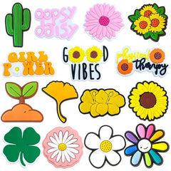 Bundle / Green Crocs iPhone Case & Sunny Bloom Hole Charms