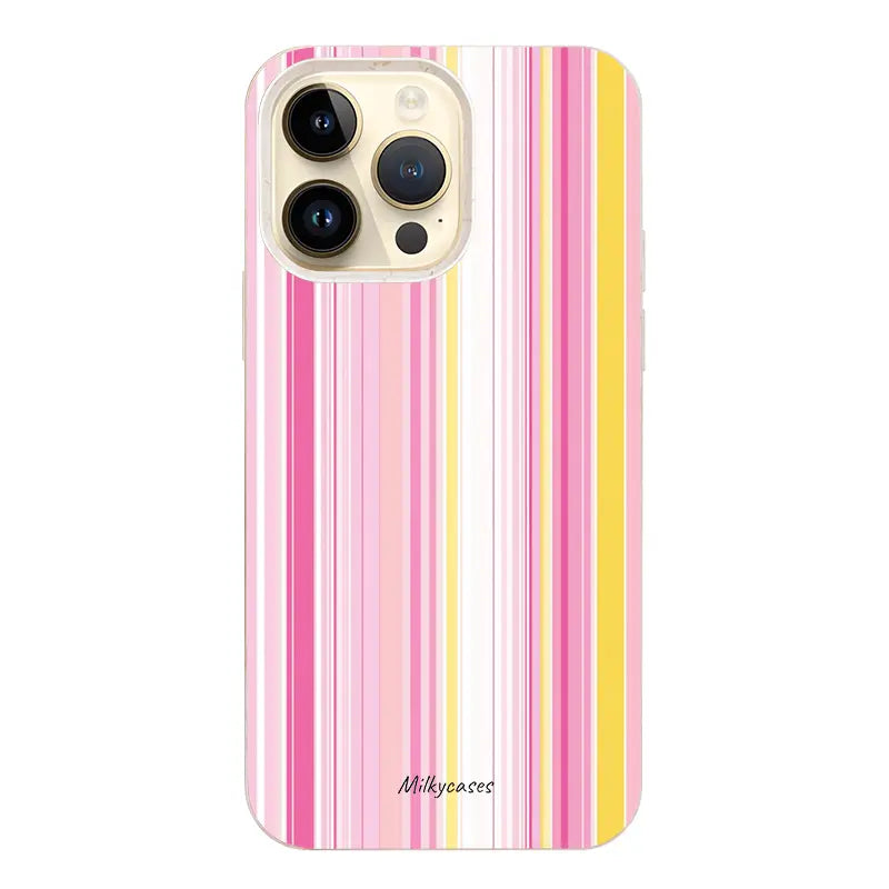 Candy Stripes iPhone Case - milkycases - pattern play iphone case - compostable iphone case - biodegredable