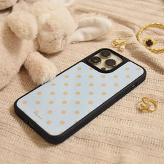 Caramel Breeze iPhone Case - polka dot - milkycases iphone case