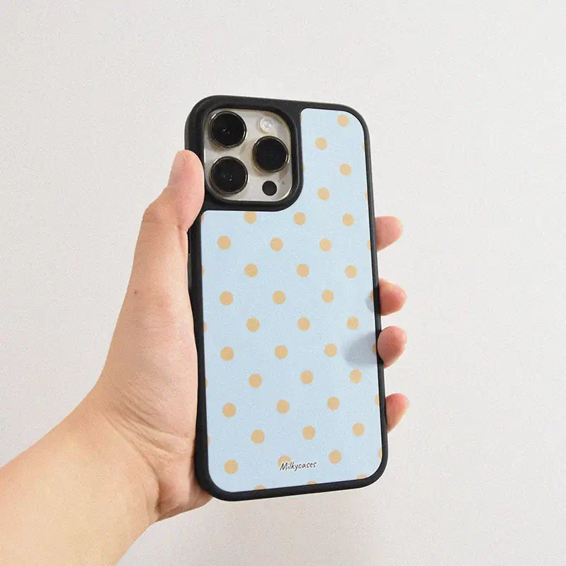 Caramel Breeze iPhone Case - polka dot - milkycases iphone case