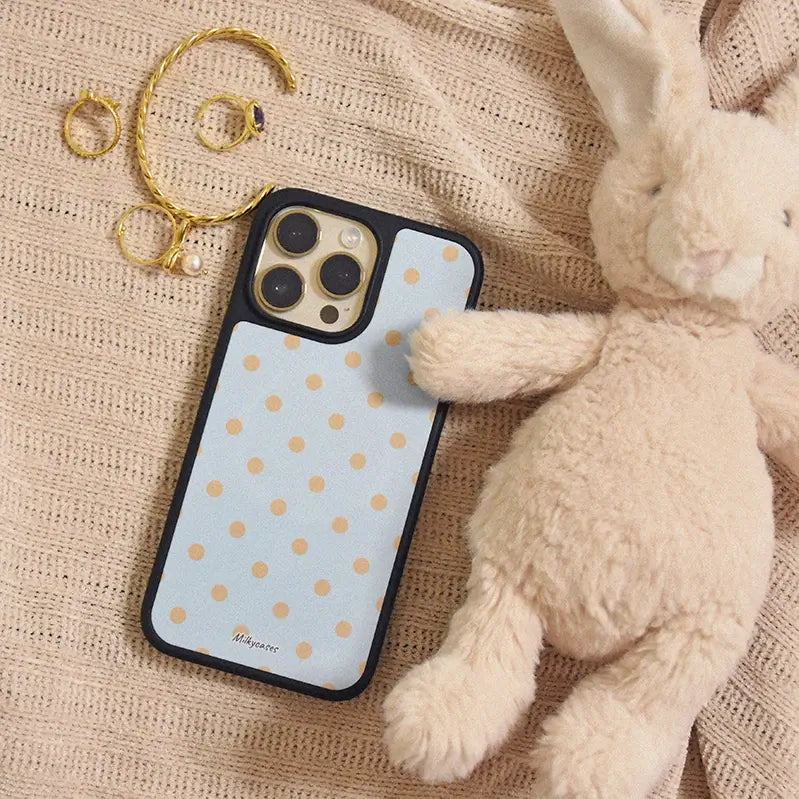 Caramel Breeze iPhone Case - polka dot - milkycases iphone case