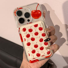 Cherry Clear iPhone Case with MagSafe