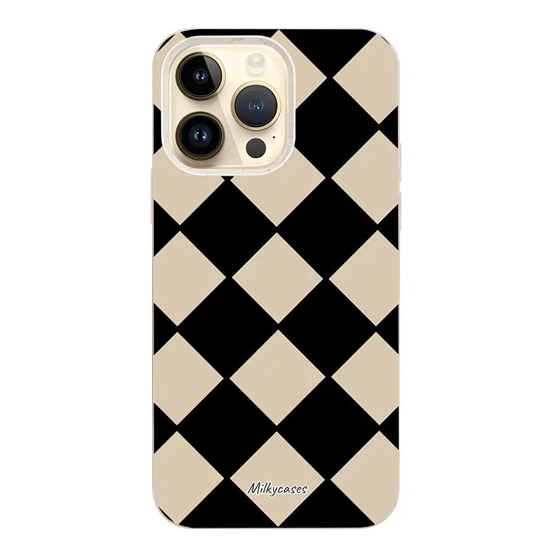 Chic Check iPhone Case - milkycases iphone case - compostable iphone case