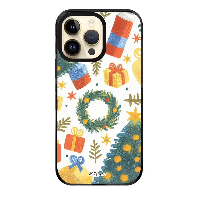 Christmas wreaths iPhone Case - milkycases iphone case - elite iphone casse