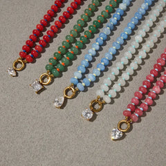 Color Story Gem Beaded Necklace