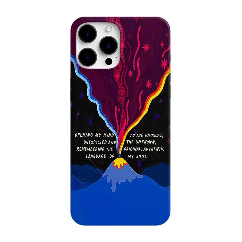 Courageous Flame iPhone Case