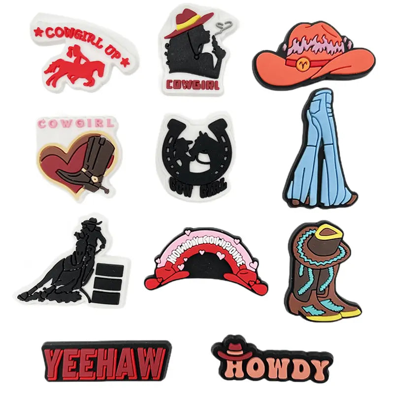 Cowgirl Vibes Jibbitz for Crocs iPhone Case