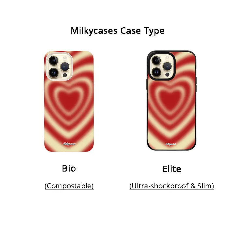 Crimson Pulse iPhone Case - milkycases - 1 case type new