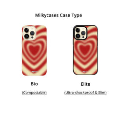 Crimson Pulse iPhone Case - milkycases - 1 case type new