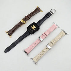 Crocodile Embossed Eco-Leather  Apple Watch Bands - milkycases