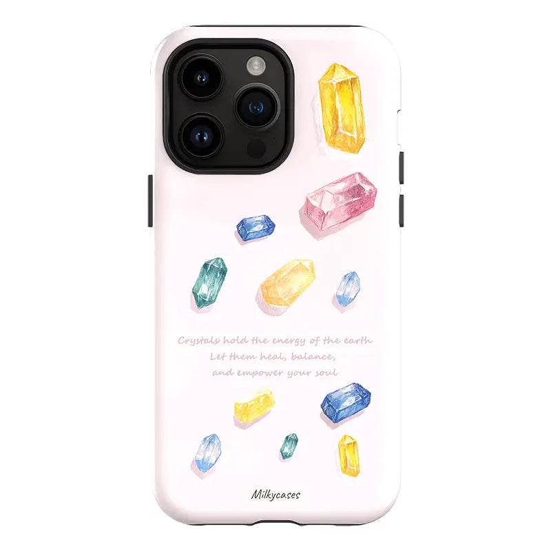 Crystal Magic iPhone Case - milkycases iphone case - mindful vibe - tough iphone case