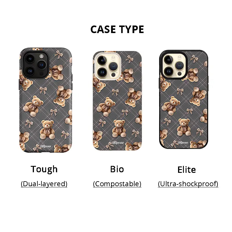 Cuddle Time iPhone Case - milkycases iphone case - teddy bear iphone case - 1 case type