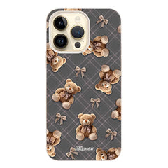 Cuddle Time iPhone Case - milkycases iphone case - teddy bear iphone case - compostable iphone case