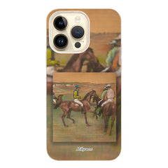 Edgar Degas's Race Horses iPhone Case - milkycases iphone case -compostable iphone case