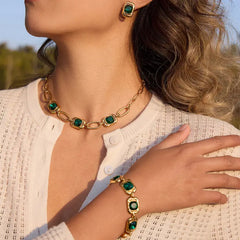 Emerald Hour Jewelry Set