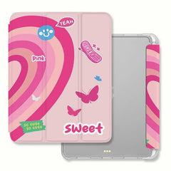 Fancy Pink Heart iPad Case