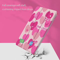 Fancy Pink Heart iPad Case