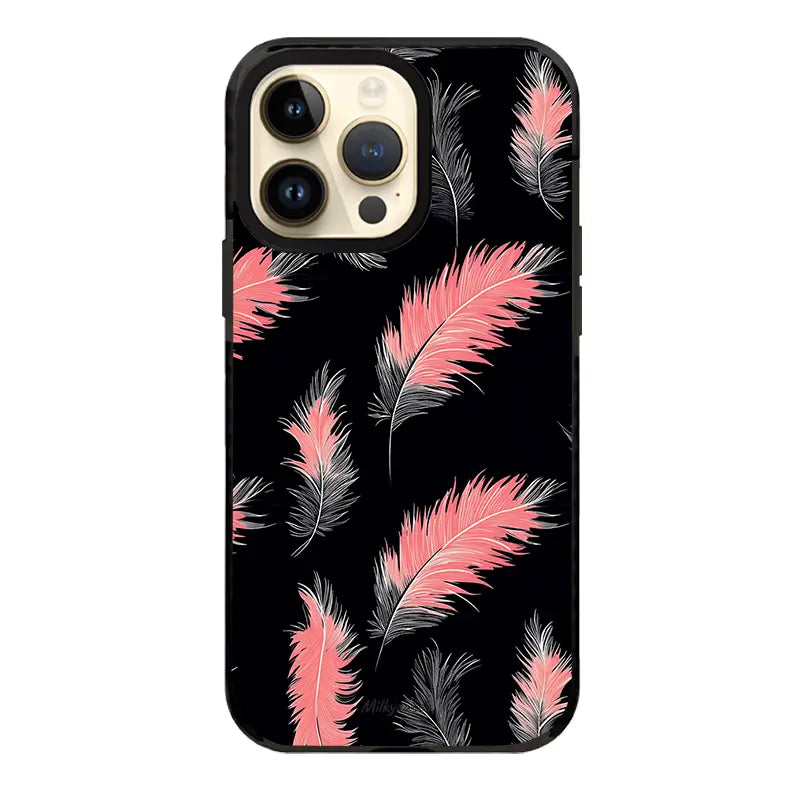 Flamingo Feather iPhone Case - milkycases iphone case - elite iphone case