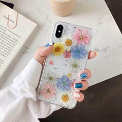 Floral Glimmer iPhone Case - milkycases 