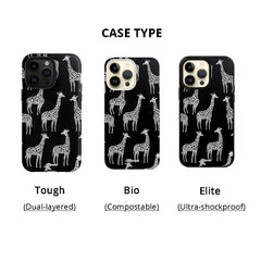 Giraffe Shadows iPhone Case - milkycases iphone case - 1 case type