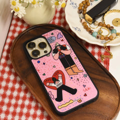 Glow Girl iPhone Case - Hand-Painted iPhone Cases - milkycases iphone case - elite iphone case