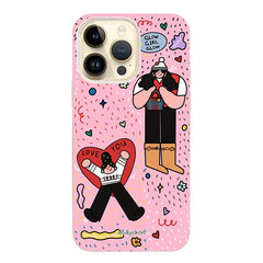 Glow Girl iPhone Case - Hand-Painted iPhone Cases - milkycases iphone case - compostable iphone case