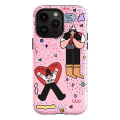 Glow Girl iPhone Case - Hand-Painted iPhone Cases - milkycases iphone case - tough iphone case