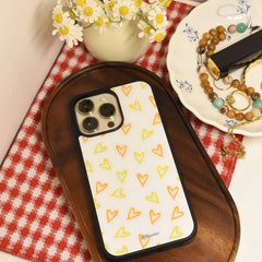 Golden Heart iPhone Case - milkycases iphone case- elite iphone case