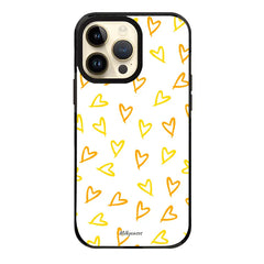 Golden Heart iPhone Case - milkycases iphone case- elite iphone case