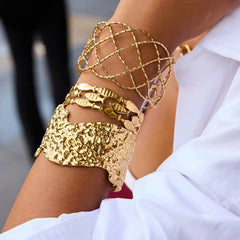 Golden Tide Fish Cuff