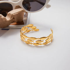 Golden Tide Fish Cuff