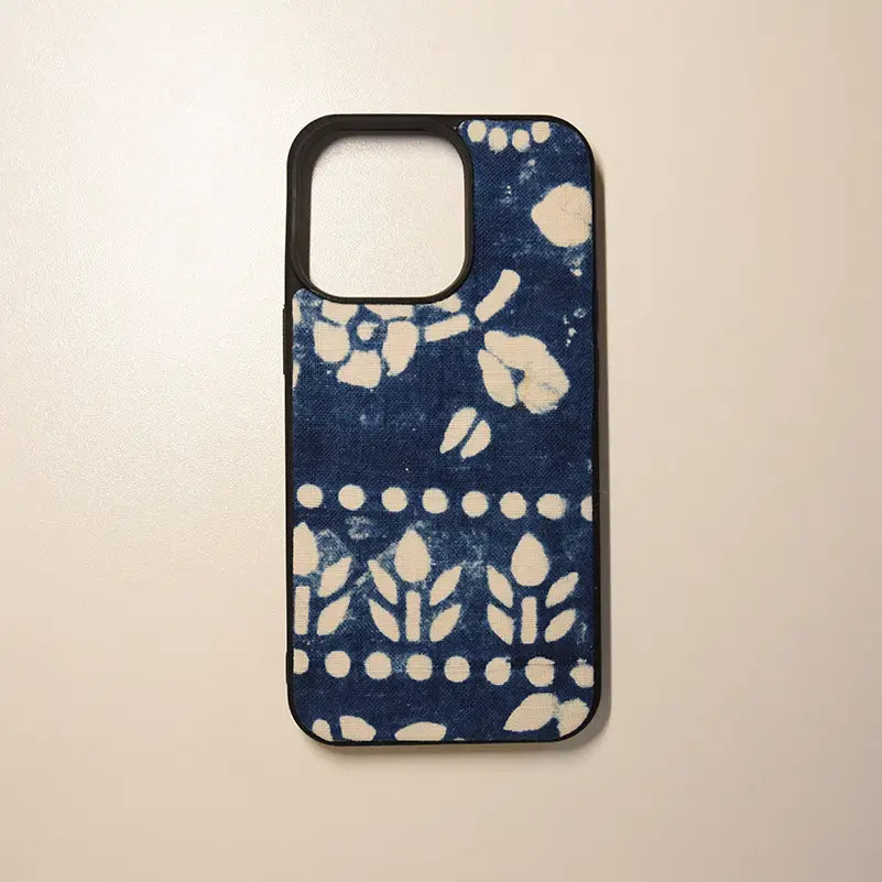 Handmade Azure Flora iPhone Case - milkycases iphone case - limited handmade