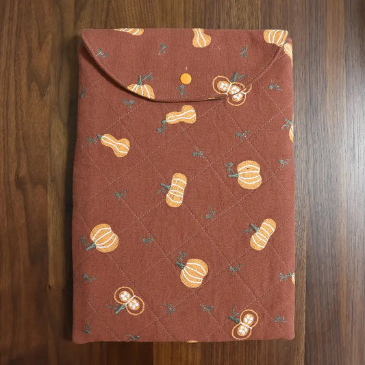 Handmade Pumpkin Patch Computer Sleeve | Custom Size Available