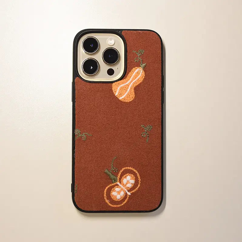 Handmade Pumpkin Patch iPhone Case - milkycases iphone case - limited handmade