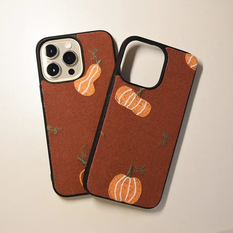 Handmade Pumpkin Patch iPhone Case - milkycases iphone case - limited handmade