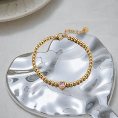 Heart Glow Bracelet Stack
