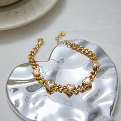 Heart Glow Bracelet Stack