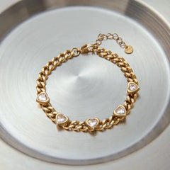 Heart Glow Bracelet Stack