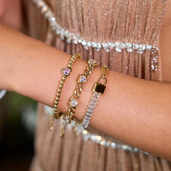 Heart Glow Bracelet Stack
